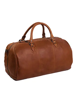 CHESTERFIELD | Sac en cuir - Sac Week-end WILLIAM | camel